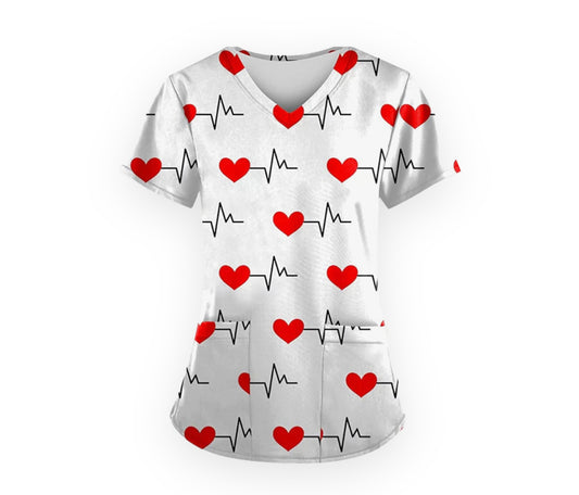 Valentine’s Day Collection Scrub Tops