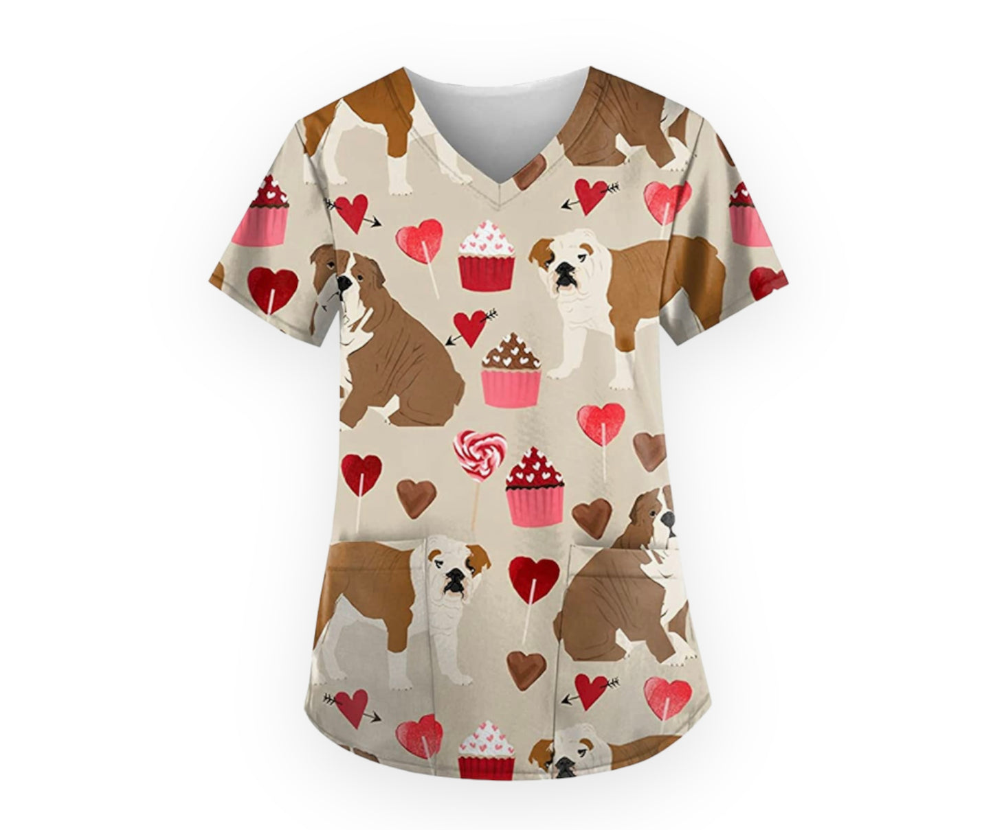 Valentine’s Day Collection Scrub Tops
